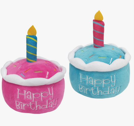 Birthday Cake Crinkle Plush Toy