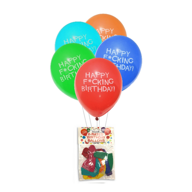 Happy F*cking Birthday | Balloons (pack of 8)
