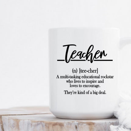 Teacher Definition- Kind of a Big Deal