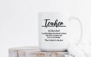 Teacher definition - Kind of a Big Deal